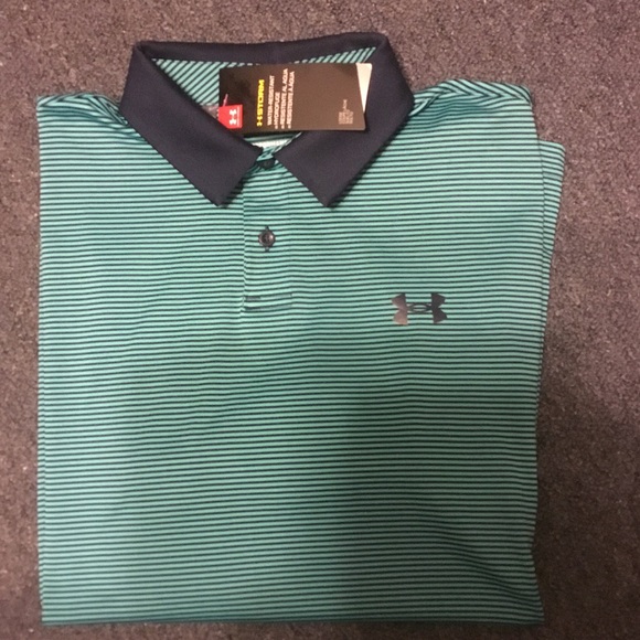 Under Armour Other - Under Armour Men's Polo Shirt - Teal and Black.